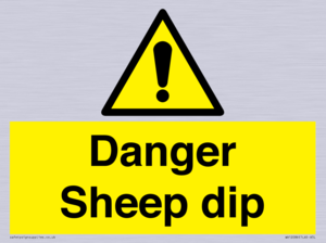 Danger Sheep dip